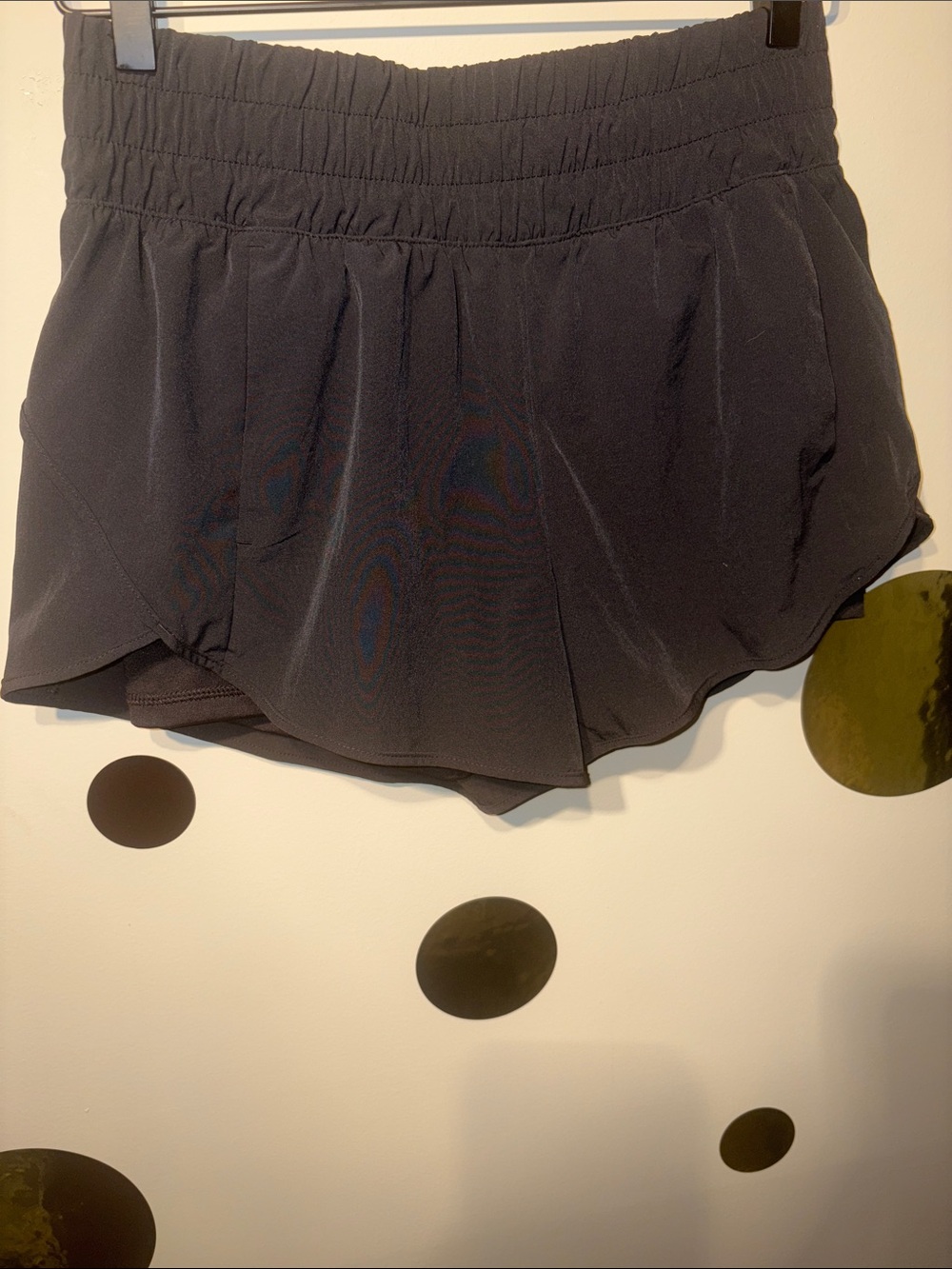 Avia Black Women's Athletic Shorts with Elastic Waistband